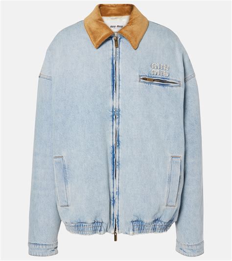 miu miu denim jacket|miu mi u jeans.